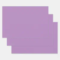 Solid color vivid violet purple wrapping paper, Zazzle