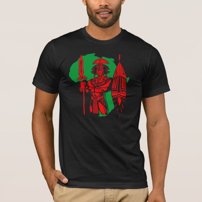 AFRICAN WARRIOR RGB T SHIRT (Front)