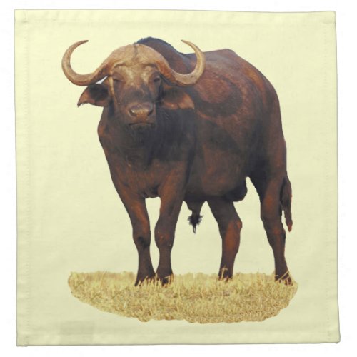 African Water Buffalo American MoJo Napkin