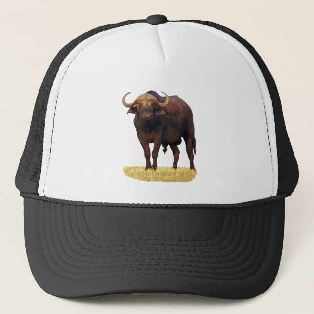 African Water Buffalo Trucker Hat (Front)
