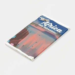 African Waterfall Adventure poster Post-it Notes