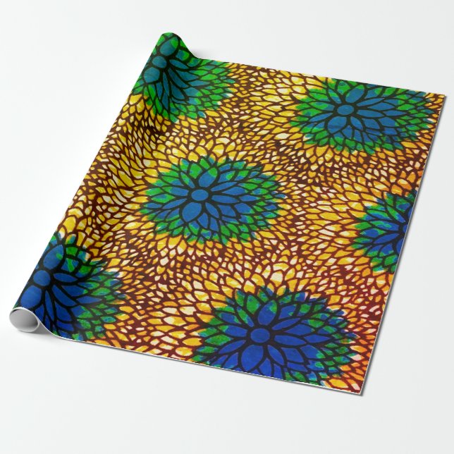 African Wax Gift Paper (Unrolled)