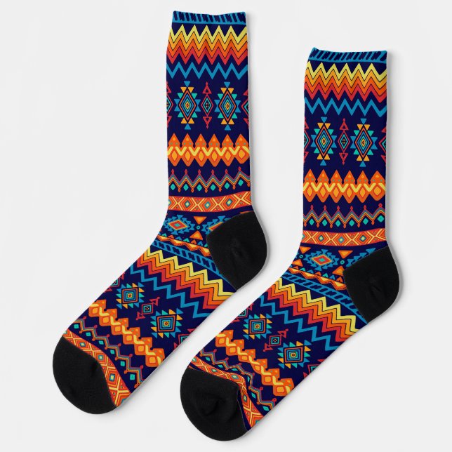 African Wax Print Africa Kente Afri Ankara Socks (Left)