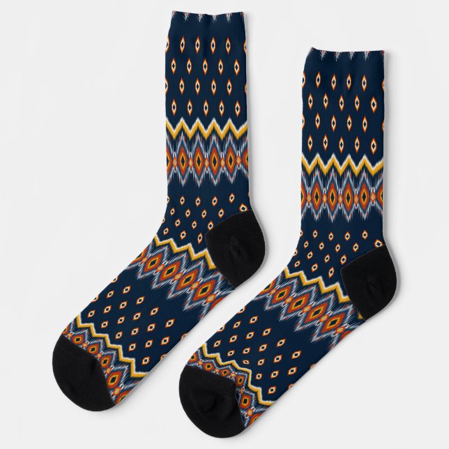African Wax Print Africa United Afri Power Socks (Left)