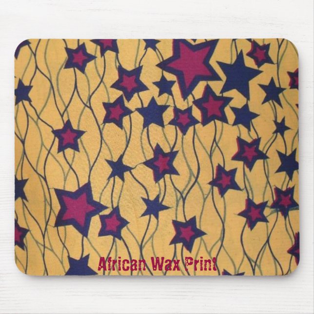 African Wax Print Mouse Pads (Front)
