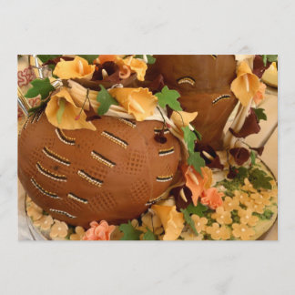 African wedding invitation