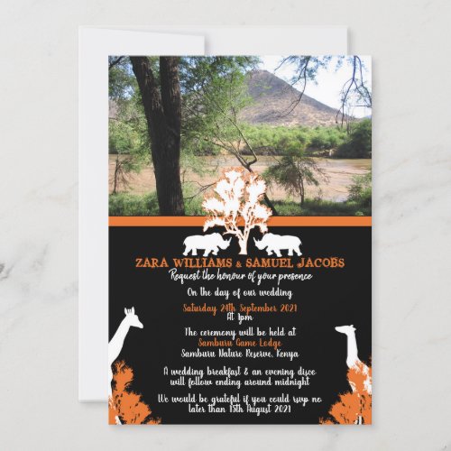 African Wedding Invitations