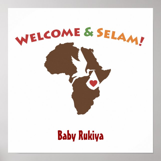 African - Welcome Home Poster (Front)