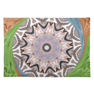 African Whirl Art Print Cloth Placemat