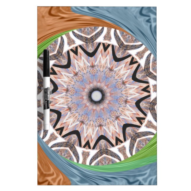 African Whirl Art Print Dry-Erase Board (Front)