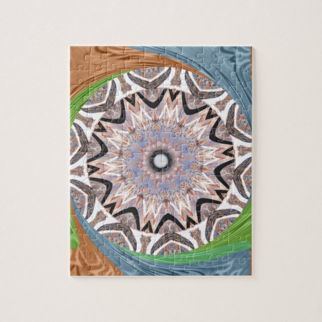 African Whirl Art Print Jigsaw Puzzle (Vertical)