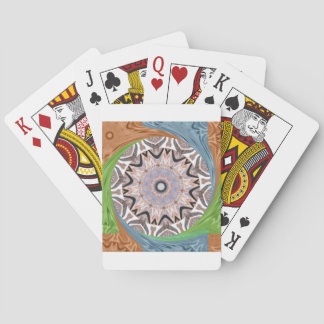 African Whirl Art Print Poker Cards