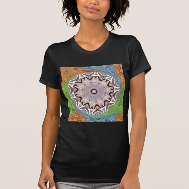 African Whirl Art Print T-Shirt (Front)