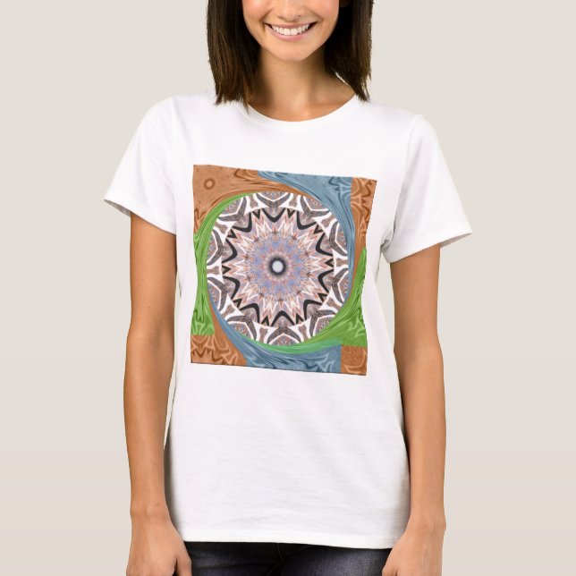 African Whirl Art Print T-Shirt (Front)