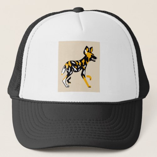 African wild dog _ Cape hunting dog _Conservation  Trucker Hat