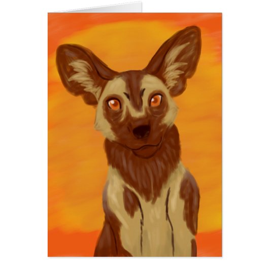 African Wild Dog Cards (Front)