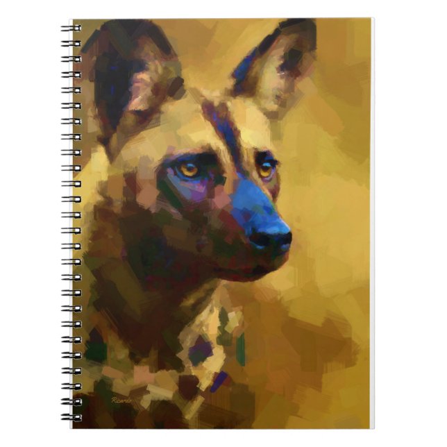African Wild Dog Notebook (Front)
