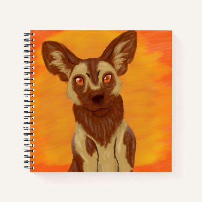 African Wild Dog Notebook (Front)