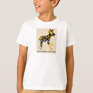 African Wild DOG- Painted dog- Anaiml graphic T-Shirt