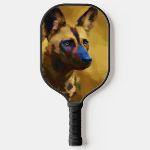 African Wild Dog Pickleball Paddle