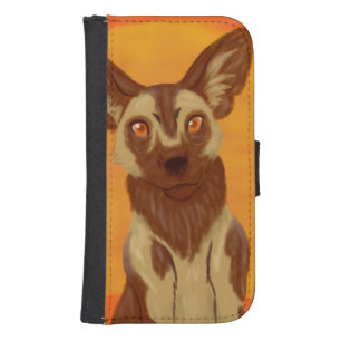 African Wild Dog Phone Wallet