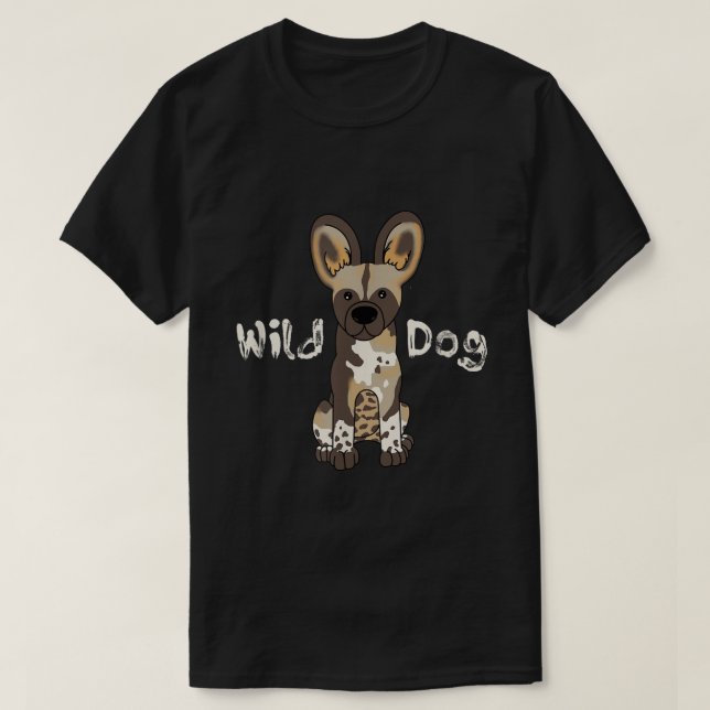 African wild dog  T-Shirt (Design Front)