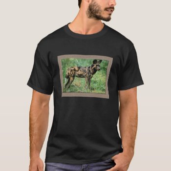 African Wild Dog T-shirt by NotionsbyNique at Zazzle