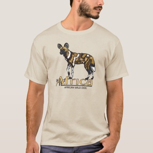 African wild dog T_Shirt