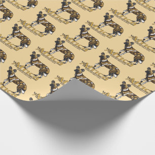 African wild dog. Wild Africa Wrapping Paper