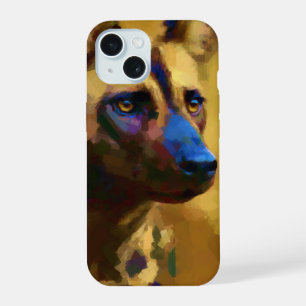African Wild Dog Wildlife iPhone 15 Case
