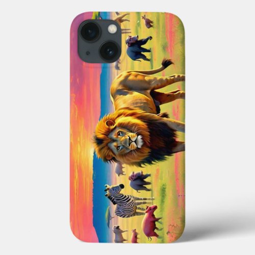 African Wild Majesty iPhone 13 Case