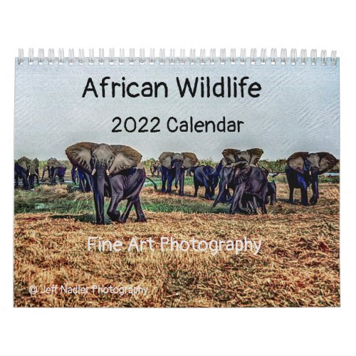 African Wildlife 2022 Calendar