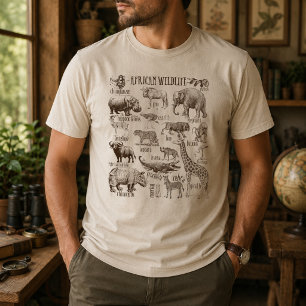African Wildlife Animal Pack  T-Shirt