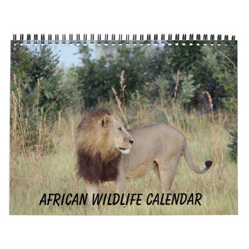 AFRICAN WILDLIFE CALENDAR