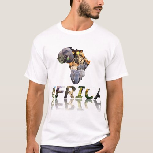 African Wildlife ContinentAfrica is Wild T_Shirt