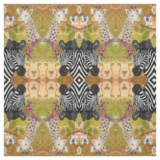 African Wildlife Fabric