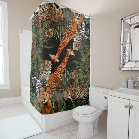 African wildlife Shower Curtain | Zazzle.com