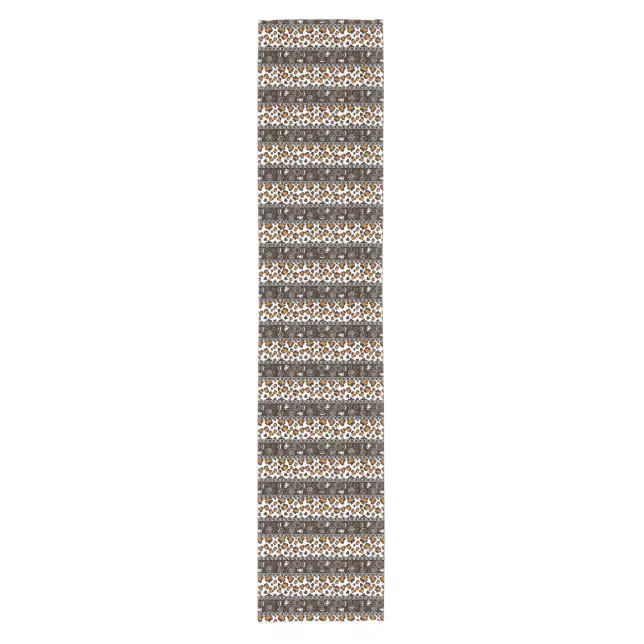 African with cheetah skin pattern short table runner | Zazzle