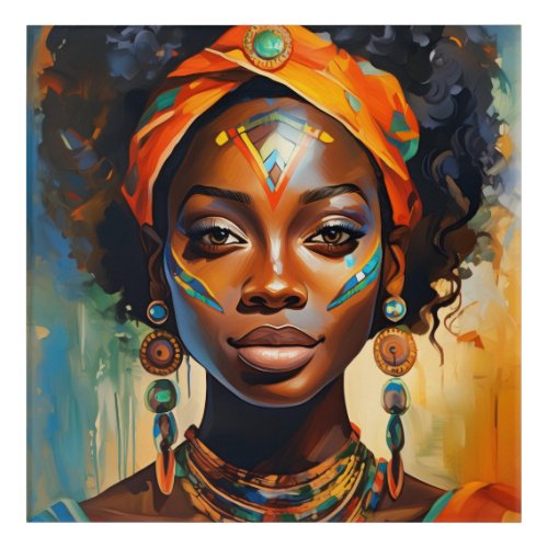 African Woman Acrylic Print