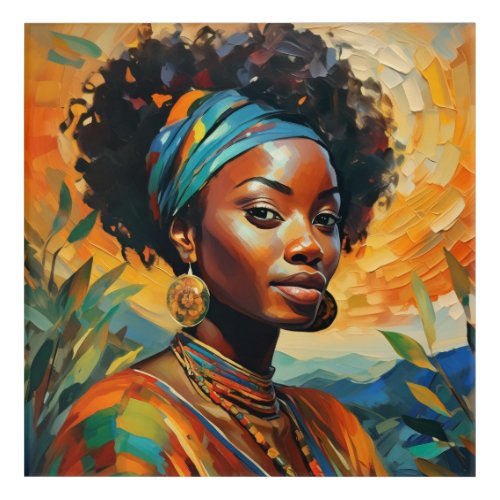 African Woman Acrylic Print