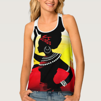 African Woman Art Tank Top