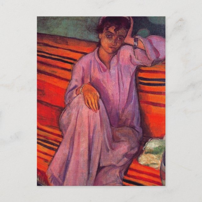 African Woman By Emile Bernard Postcard (Front)