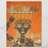 African Woman Carrying Basket  Customize  Art  (Front)