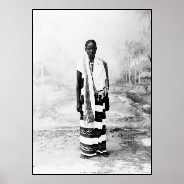 AFRICAN WOMAN CIRCA 1900 POSTER (Front)