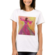 African Woman Dancing Women's T-Shirt