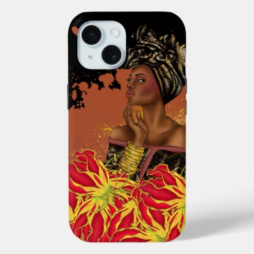 African Woman iPhone  iPad case