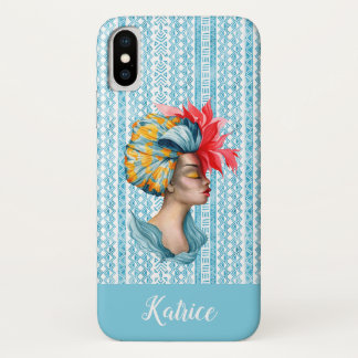 African Woman iPhone X Case