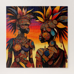 African Woman Puzzle