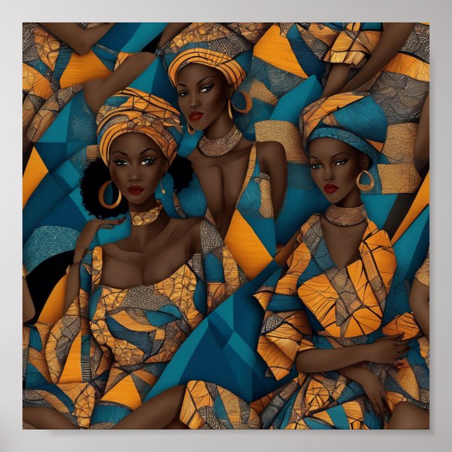 African women artwork Poster (Front)