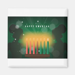 african women happy kwanzaa magnet